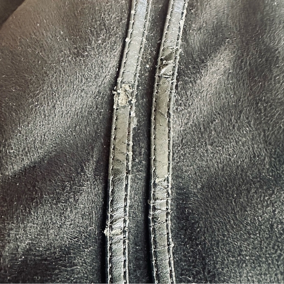 Women’s Black Over The Knee Boots Faux Suede Thigh High Low Heel Shoes Size 6 - Picture 9 of 9